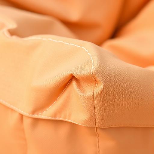 Durable bean bag stitching detail